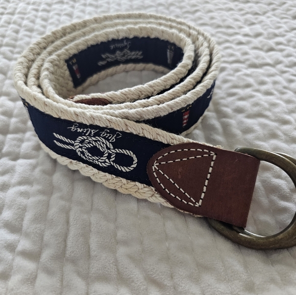 Polo by Ralph Lauren Nautical Belt - Navy and Brown 40 Inches - Picture 5 of 5